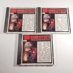 100 Sound Effects The Ultimate Collection CDs Vol. 1, 2 And 4